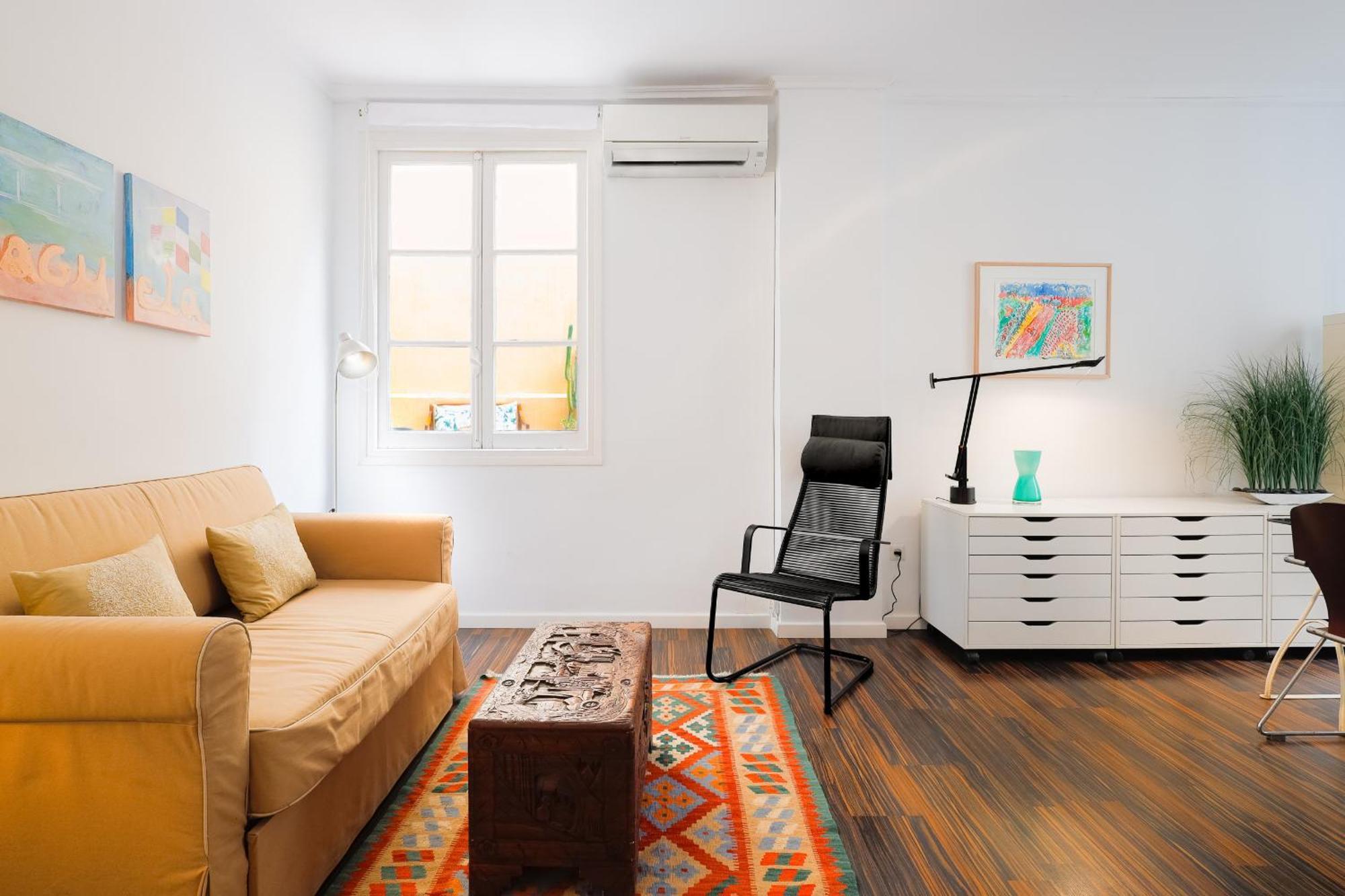 C92 - Rustic Two Bedrooms Apartment With Terrace マラガ エクステリア 写真