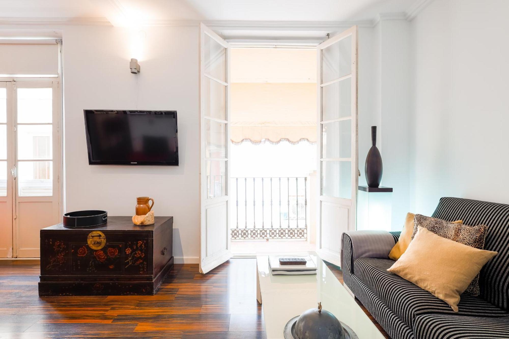 C92 - Rustic Two Bedrooms Apartment With Terrace マラガ エクステリア 写真