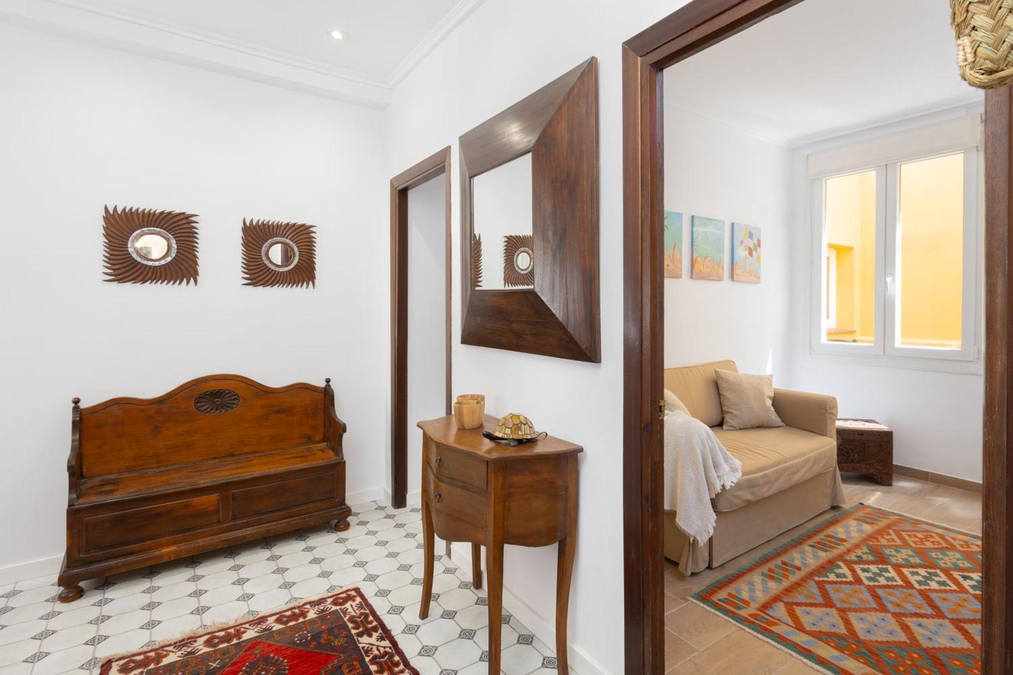 C92 - Rustic Two Bedrooms Apartment With Terrace マラガ エクステリア 写真