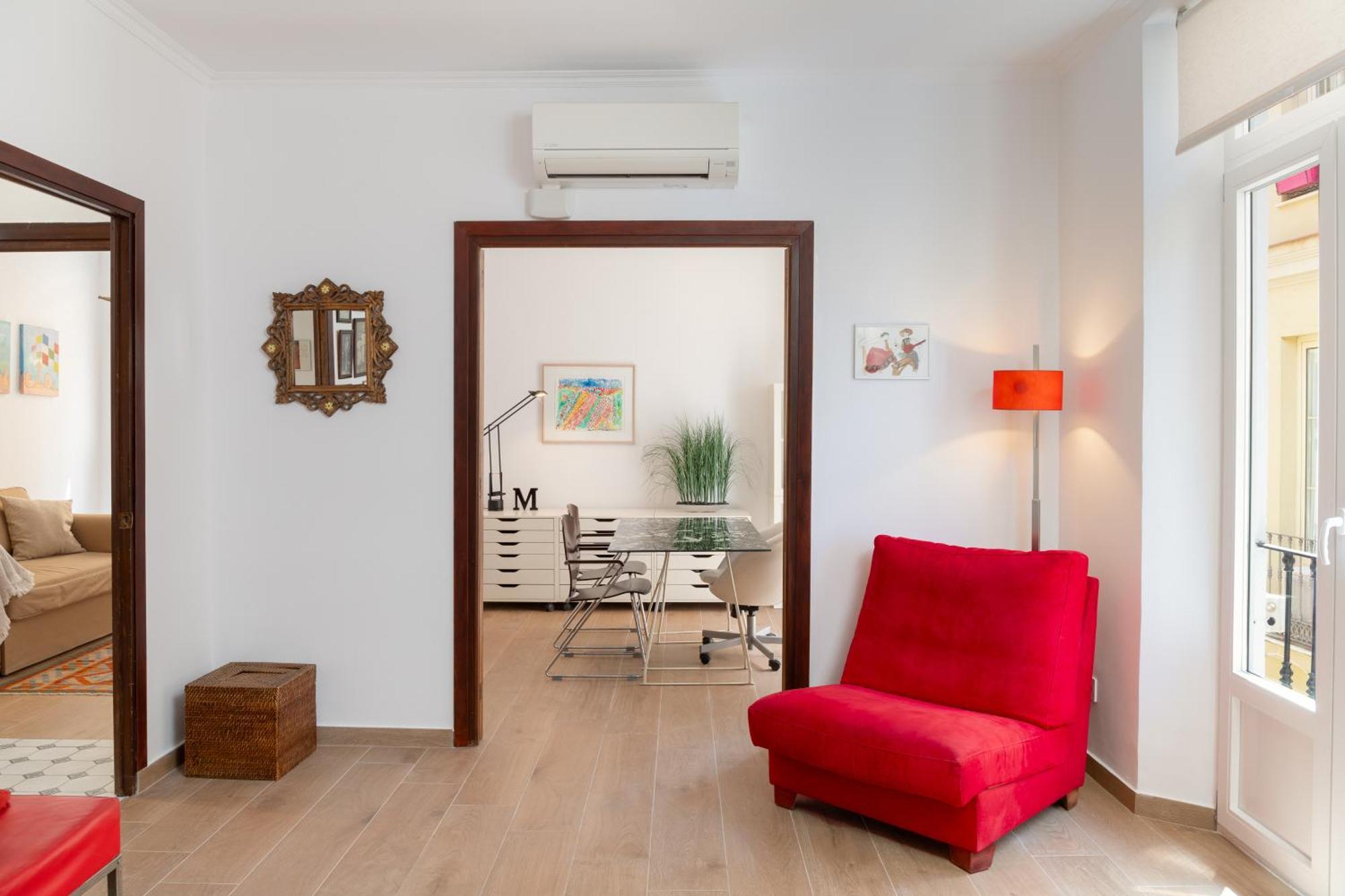 C92 - Rustic Two Bedrooms Apartment With Terrace マラガ エクステリア 写真