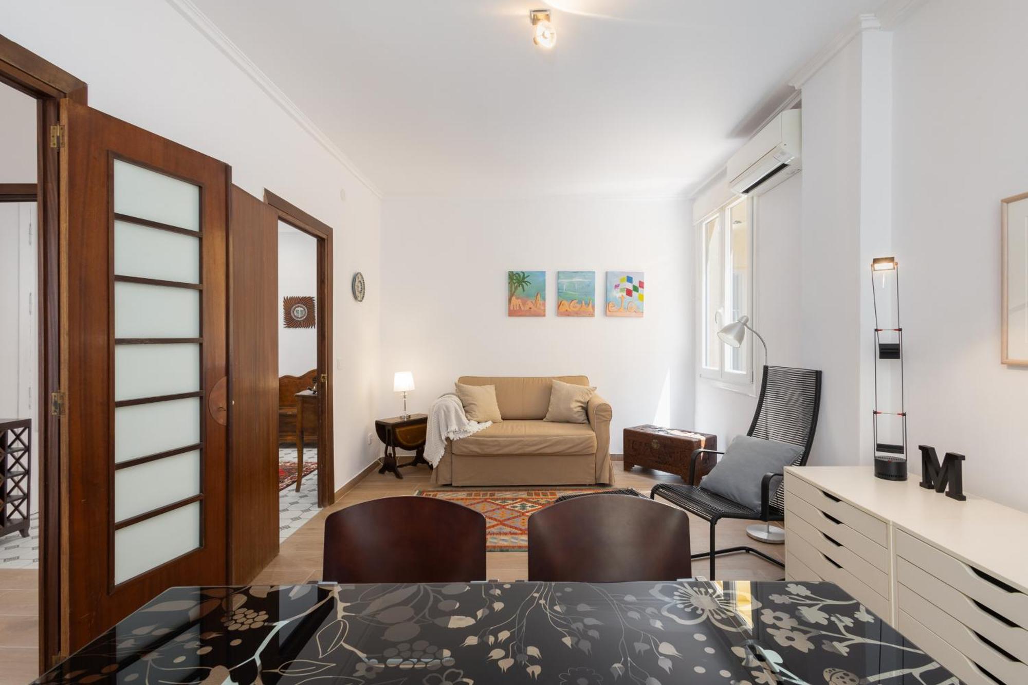 C92 - Rustic Two Bedrooms Apartment With Terrace マラガ エクステリア 写真
